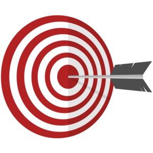 Target Bullseye Arrow Split | 3D Animated Clipart for PowerPoint ...