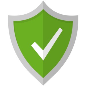 Convey security/verification with this check mark shield