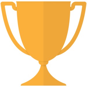 Use this clipart image to show an earned award.
