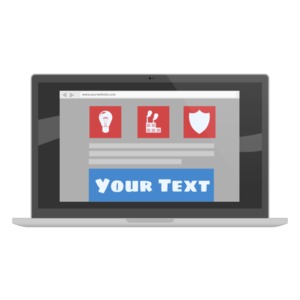 Customize the screen of this laptop with text, symbols or images. Make it fit your unique needs.