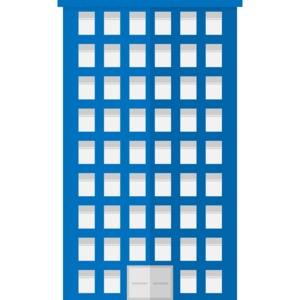 Use this building in your presentation to build a skyline or cityscape.