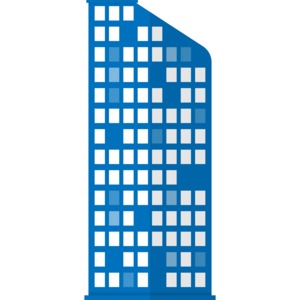 Use this building in your presentation to build a skyline or cityscape.