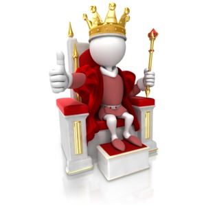 king on his throne clipart