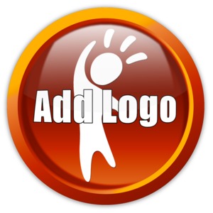 This custom design clipart image shows a circle icon infographic you can add you own logo or text to in the Customization Your Message tab.