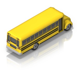 School Bus Driving | 3D Animated Clipart for PowerPoint ...