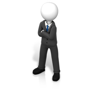 An image of an isometric figure standing in a power stance with arms folded.