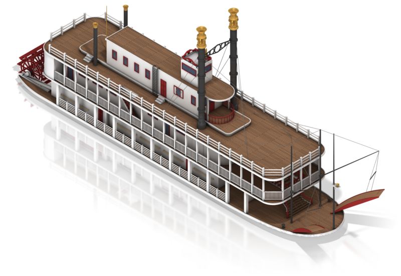 Paddle Steamer | Great PowerPoint ClipArt for Presentations ...