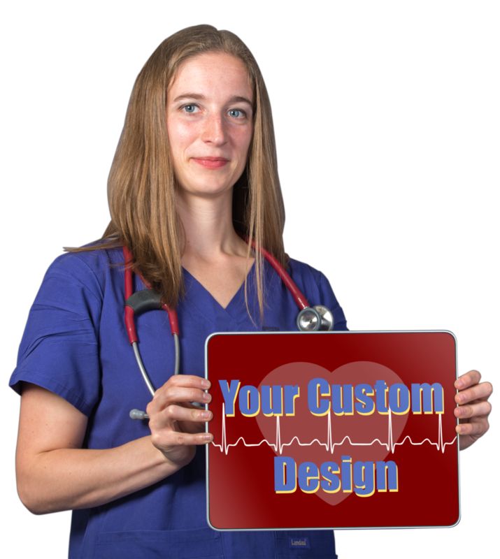 This Presentation Clipart shows a preview of Holding Tablet Device Custom