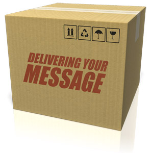 Put your custom design on the cardboard box.