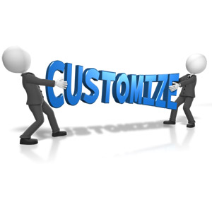 Two business figure having a tug of war fight over a word.  You can customize the word to your own or download as is in the quick downloads section on the right side.