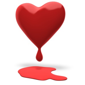 An image of a bleeding heart.