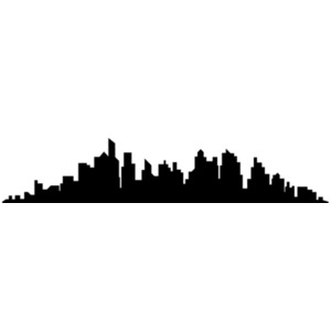An image of a city scape silhouette.