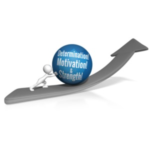 This custom design illustration shows a figure pushing a large ball up an arrow. &lt;br&gt; Using the customizer you can change the text on ball your own words and also add images.