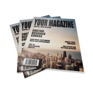 Build a stack of magazines, newsletters, brochures, or documents using this custom project. You can simply upload your own image or screenshot, or you may change the text in this project using our on-line tools.