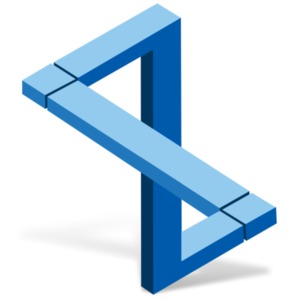 An image of an optical illusion that creates an infinite path.