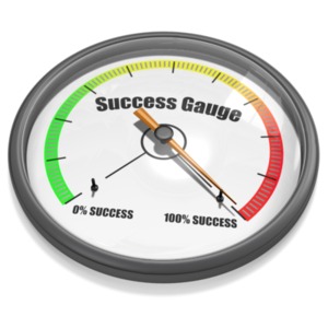 Customize this gauge that is peaking at a maximum reading.