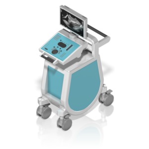 A ultrasound machine.