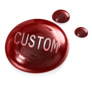 Put your own text inside the drop of blood.  