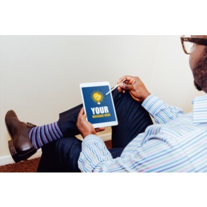 Use this image to help display a mobile website or app concept. Use in any presentation software or all on it&#039;s own.