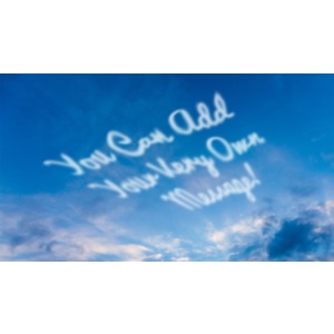 Write your message in the sky using our on-line tools.