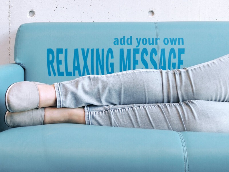 This Presentation Clipart shows a preview of Couch Relax