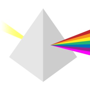 Color light prism perfect for any presentation.