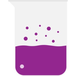 Wide mouth beaker that can be used in any presentation.