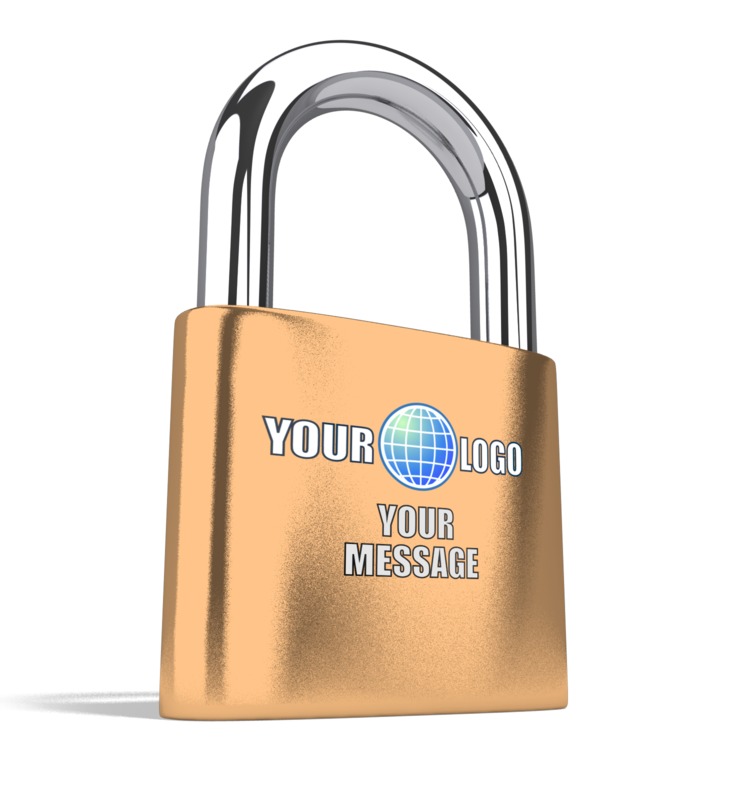 This Presentation Clipart shows a preview of Padlock Custom