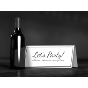 Add your own message to this card with a bottle of wine.