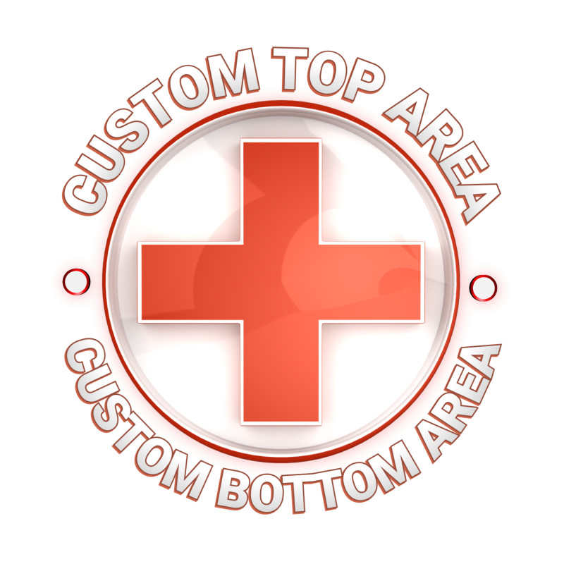This Presentation Clipart shows a preview of Health Cross Symbol Custom