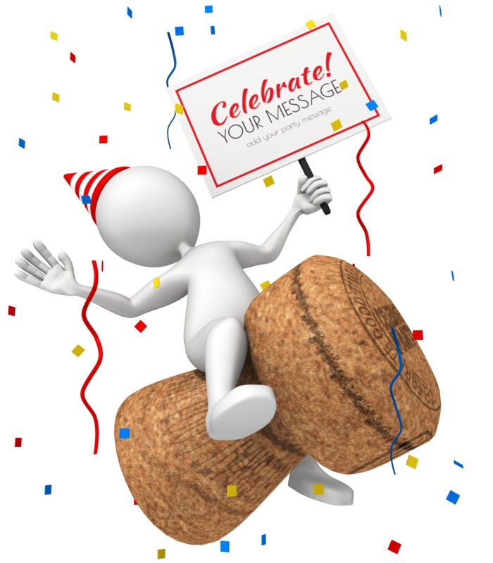 This Presentation Clipart shows a preview of Figure Champagne Cork