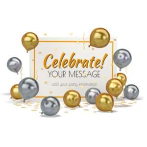 2024 Year Balloons Clipart for Presentations and Designs