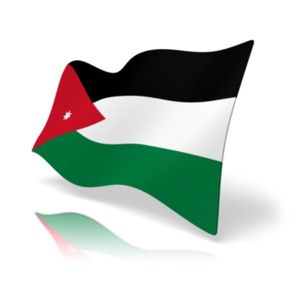 jordan flag clipart