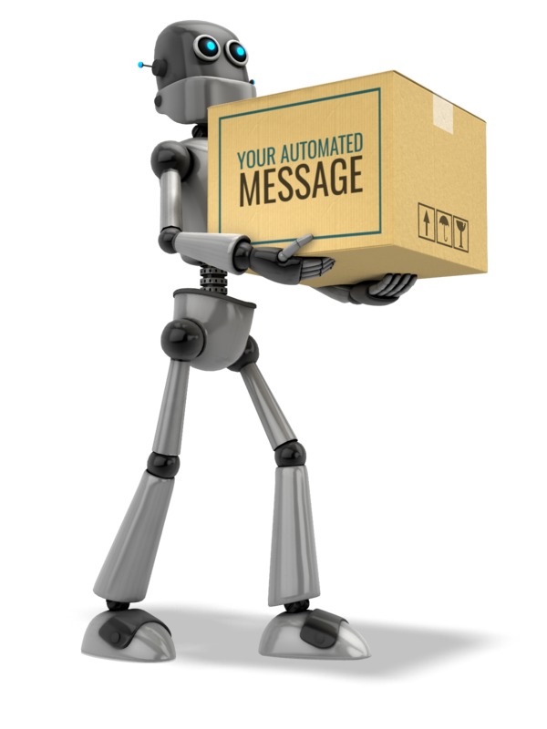 This Presentation Clipart shows a preview of Robot Delivery