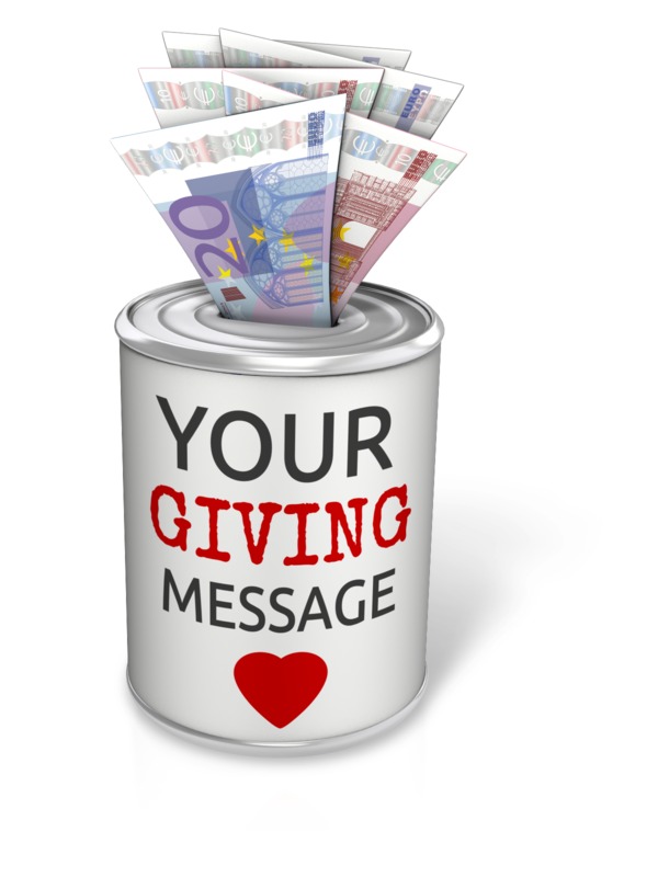 This Presentation Clipart shows a preview of Donation Can Euro