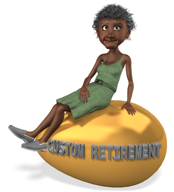 This Presentation Clipart shows a preview of Agatha Golden Egg Custom