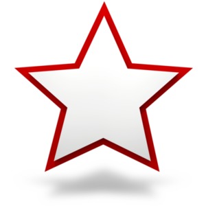 An image of a traditional star with two layers.