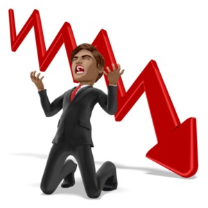 Businessman On Knees In Despair | Great PowerPoint ClipArt for ...