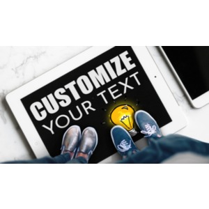 This custom design clip art shows two people in casual outfits from top view standing.&lt;br&gt;&lt;br&gt;  You can customize this image by adding your own text and images or choose from or add your own background image.