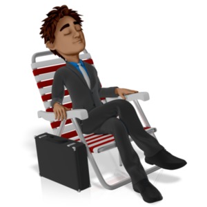 An image of Brad enjoying a relaxing day on vacation.