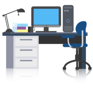 Desk Figure Workaholic | 3D Animated Clipart for PowerPoint ...