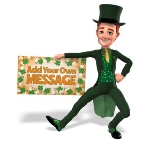 st patricks presenting side, clipart