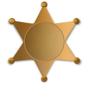 This &lt;strong&gt;police badge symbol clipart&lt;/strong&gt; graphic image shows a police badge symbol.  Use this police badge symbol as clip art graphic in PowerPoint presentations, marketing material, or in social media posts.