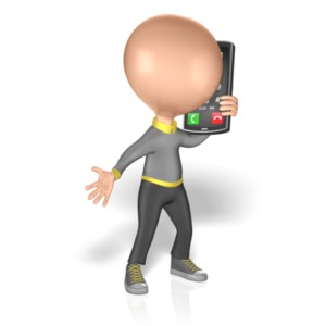 Cell Phone Ringing | 3D Animated Clipart for PowerPoint 