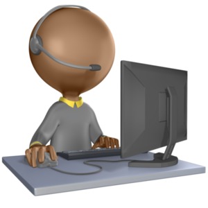 Customer Service Working | 3D Animated Clipart for PowerPoint -  