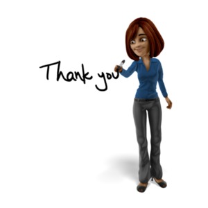 Thank You Clipart | Customize Color 