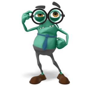 Jerry is posed looking confused with a hand on his glasses and the other on his hip. 