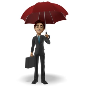 Business Figures Umbrella | Great PowerPoint ClipArt for Presentations ...