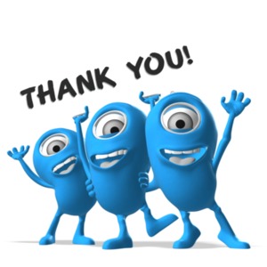 Thank You Bounce | 3D Animated Clipart for PowerPoint 