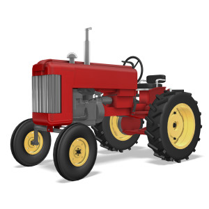 This clipart image features an older style tractor.  Adjust the colors of the tractor and the wheels to your liking under the advanced settings.  Use this clipart image for all of your farming, working, or harvest themed presentations.